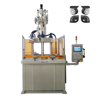 Máquina de moldagem por injecção vertical rotativa de 85 toneladas para fabricação de rodas de bagagem