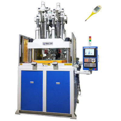 Máquina de moldagem por injecção vertical de duas cores de 120 toneladas para fabricação de termômetros
