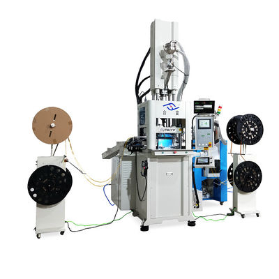Máquina de moldagem por injecção vertical de alta velocidade de 55 toneladas para fabricação de terminais de conectores