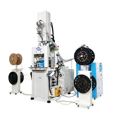 Máquina de moldagem por injecção vertical de alta velocidade de 55 toneladas para fabricação de terminais de conectores