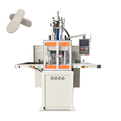 Máquina de moldagem por injecção vertical de duplo deslizamento de alta eficiência para fabricação de sapatos