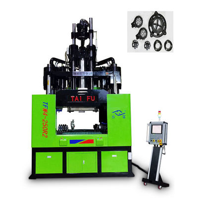 Máquina de moldagem por injecção vertical rotativa de 250 toneladas para fabricação de peças de automóveis