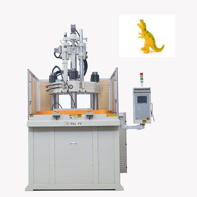 Máquina de moldagem por injecção de plástico rotativa vertical para fabricação de brinquedo
