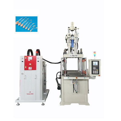 Máquina de moldagem por injecção de silicone líquido de 85 toneladas para fabricação de cateter de silicone de folia