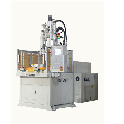 Máquina de moldagem por injecção de plástico rotativa vertical para fabricação de plugues