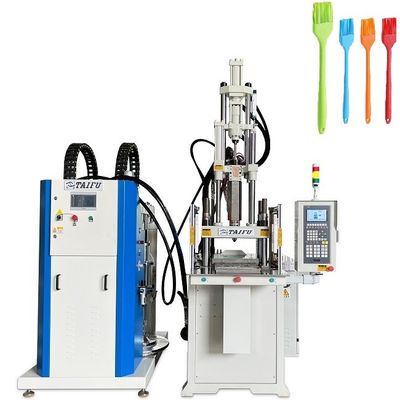 Máquina de injecção vertical de silicone de 55 toneladas LSR utilizada para escova de pastelaria de silicone