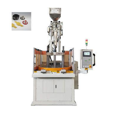 Máquina de moldagem por injecção de plástico rotativa vertical para fabricação de filtros