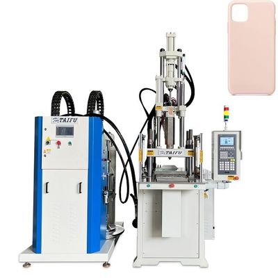Máquina de injecção de silicone vertical LSR utilizada para caixa de telemóvel de silicone