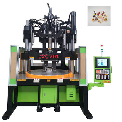 Máquina de moldagem por injecção vertical de mesa rotativa de 120 toneladas para fabricação de brinquedos