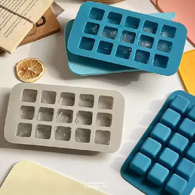 Máquina de moldagem por injecção de silicone vertical LSR para moldagem de cubos de gelo de silicone com escorrega dupla