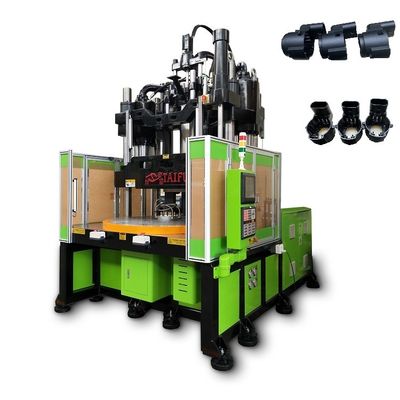 Máquina de moldagem por injecção vertical de mesa rotativa de 120 toneladas, com banco de trabalho baixo, utilizada para peças de automóveis