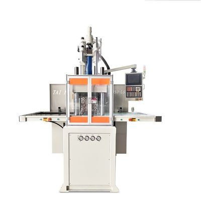 Máquina de moldagem por injecção de plástico vertical de 120 toneladas para inserção com rosca com duplo deslizamento