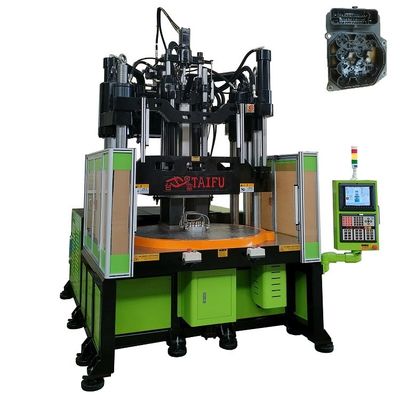 Máquina de moldagem por injecção vertical de mesa de baixo trabalho para fabricação de módulo de controlo ABS