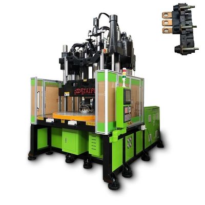 Máquina de moldagem por injecção vertical para fabricação de blocos de terminais