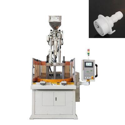 Máquina de moldagem por injecção de plástico rotativa vertical para tubulação de água