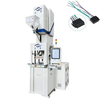 Máquina de moldagem por injecção de plástico elétrica híbrida vertical para adaptador