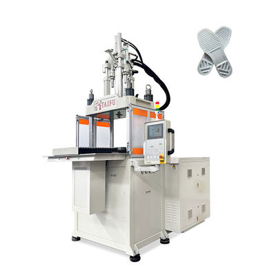 Máquina de moldagem por injecção de 160 toneladas vertical de deslizamento único utilizada para fabricação de sapatos