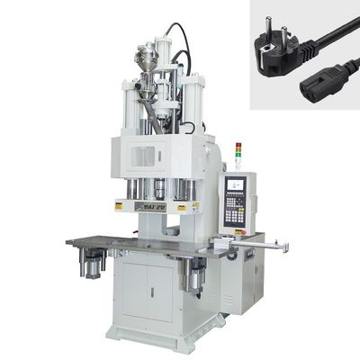 Máquina de moldagem por injecção vertical do tipo C de 55 toneladas para cabo de alimentação da UE