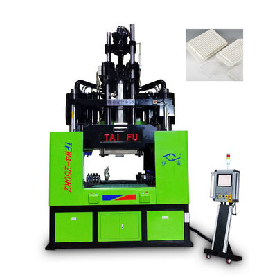 Máquina de moldagem por injecção vertical rotativa de 250 toneladas para fabricação de filtros