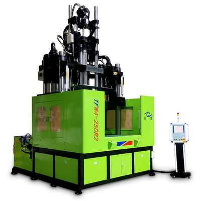 Máquina de moldagem por injecção vertical rotativa de 250 toneladas para fabricação de filtros