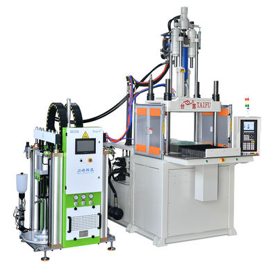 Máquina de moldagem por injecção vertical de silicone líquido de alta eficiência para fabricação de escova de dentes de silicone