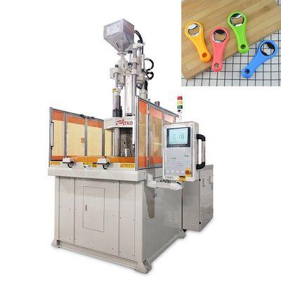 Máquina de moldagem por injecção vertical rotativa de plástico que abre garrafas