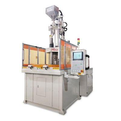 Máquina de moldagem por injecção vertical rotativa de plástico que abre garrafas