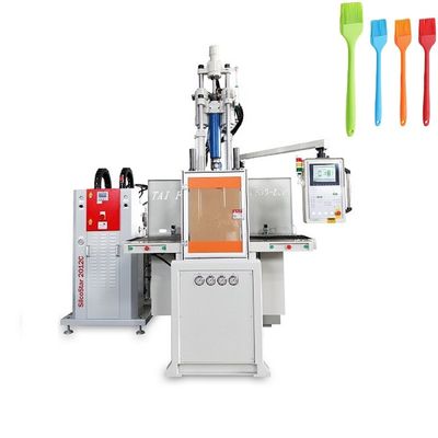 Máquina de moldagem por injecção de LSR vertical de 85 toneladas para fabricação de escovas de pastelaria de silicone