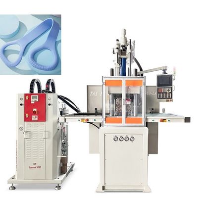 Máquina de moldagem por injecção vertical LSR para fabricação de corda de tração de silicone líquido