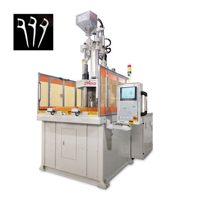 Máquina de moldagem por injecção de plástico rotativo vertical para fazer fio dental