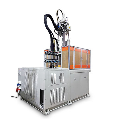 Máquina de moldagem por injecção de plástico rotativo vertical para fazer fio dental