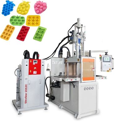 Máquina de moldagem por injeção vertical de LSR de duplo deslizamento
