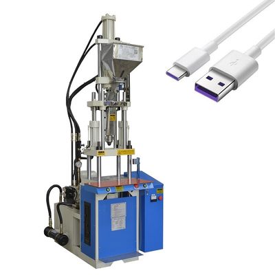 Preço da fábrica Máquina de fabricação de cabo de carregamento USB Máquina de moldagem por injecção vertical