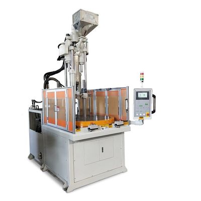 Máquina de moldagem por injecção de plástico rotativa vertical para fabricação de peças de automóveis