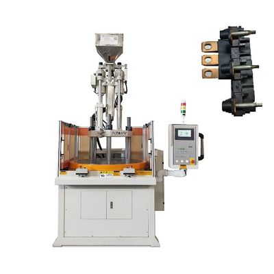 Máquina de moldagem por injecção de plástico rotativa vertical para fabricação de peças de automóveis