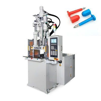Máquina de moldagem por injecção vertical de 35 toneladas que fabrica vedações de parafusos para contentores