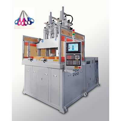 Máquina de moldagem por injecção vertical de duas cores de 170 toneladas para fabricação de punhos de tesoura