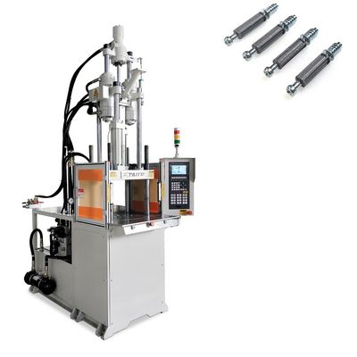 Máquina de moldagem por injecção vertical de plástico padrão de 35 toneladas para fabricação de parafusos de bloqueio de cam