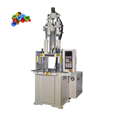 Máquina de moldagem por injecção vertical padrão de 55 toneladas para fabricação de tampa