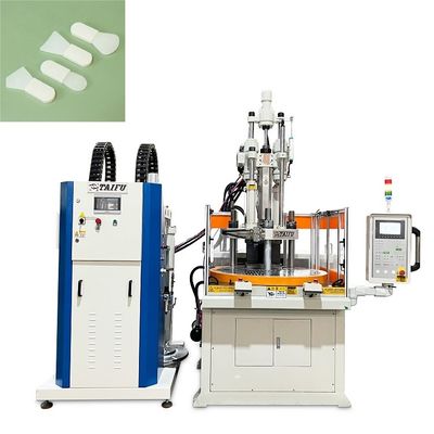Máquina de fabricação de escovas de máscara facial de silicone Máquina de moldagem por injecção vertical rotativa