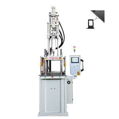 Máquina de moldagem por injecção vertical de alta velocidade de 55 toneladas para fabricação de suportes de cartões SIM