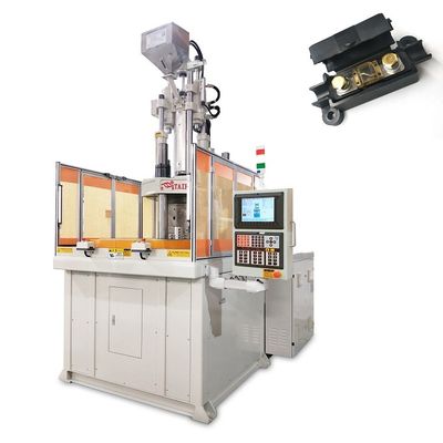 Máquina de moldagem por injecção de plástico rotativa vertical de 120 toneladas para fabricação de suporte de fusíveis
