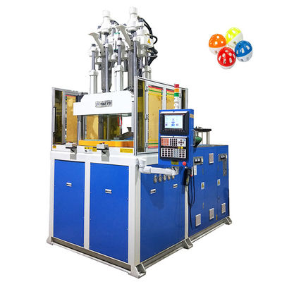 Máquina de moldagem por injecção vertical de duas cores de 120 toneladas para fabricação de brinquedos para animais de estimação