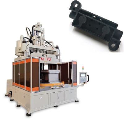 Máquina de moldagem por injecção vertical de 200 toneladas para fabricação de suporte de fusível com mesa de baixo trabalho