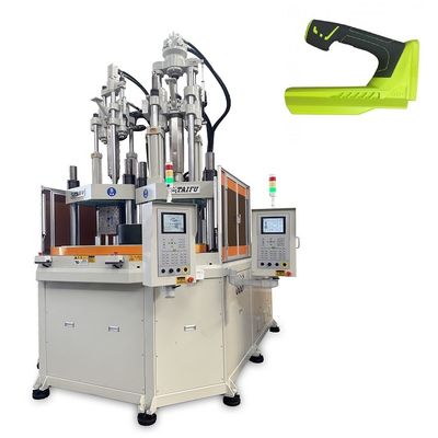 Máquina de moldagem por injecção vertical rotativa de duas cores de 200 toneladas para fabricação de moldes de perfuração