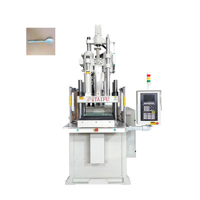 Máquina de moldagem por injecção vertical de deslizamento único de alta eficiência para fabricação de colher