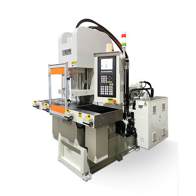 Máquina de moldagem por injecção vertical de cabo de potência de deslizamento duplo de 85 toneladas para fabricação de fichas