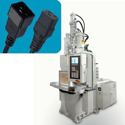 Máquina de fabricação de tomadas de energia de tipo C 35T Máquina de moldagem por injecção vertical com duplo deslizamento