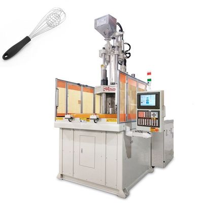 Máquina de moldagem por injecção de plástico rotativa vertical de 120 toneladas para fabricação de batedor de ovos