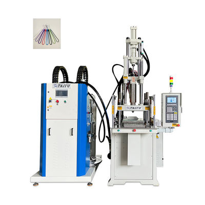 Máquina de moldagem por injecção vertical de silicone líquido de 55 toneladas para fabricação de cordel